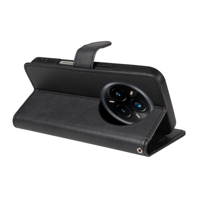 Obudowa Realme 14 Pro Plus 5g Etui Na Telefon Gładki Pasek Ze Sztucznej Skóry