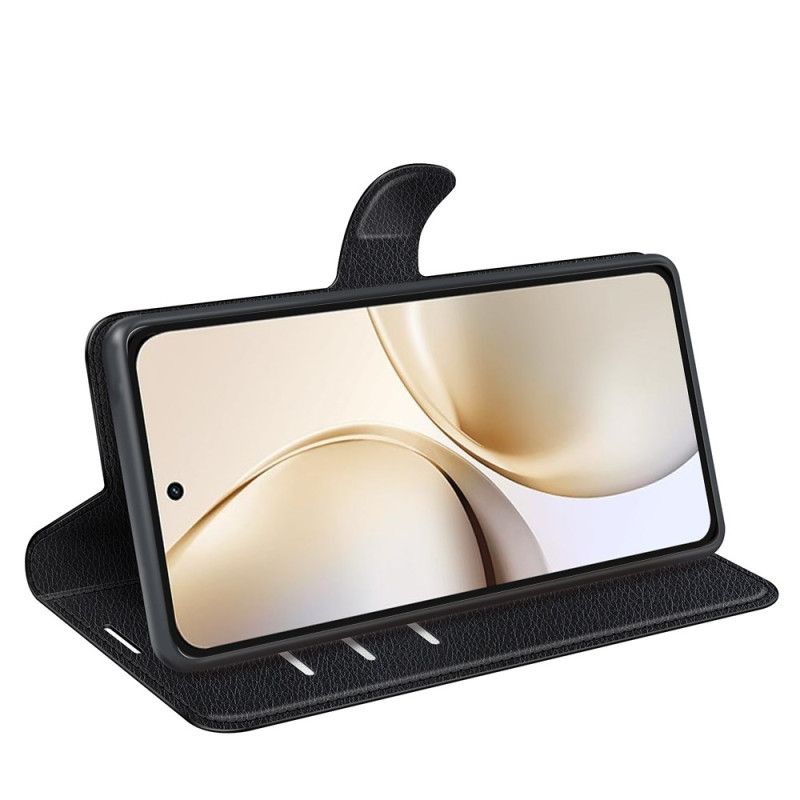 Obudowa Realme 14 Pro Plus 5g Etui Na Telefon Klasyczna Sztuczna Skóra Liczi