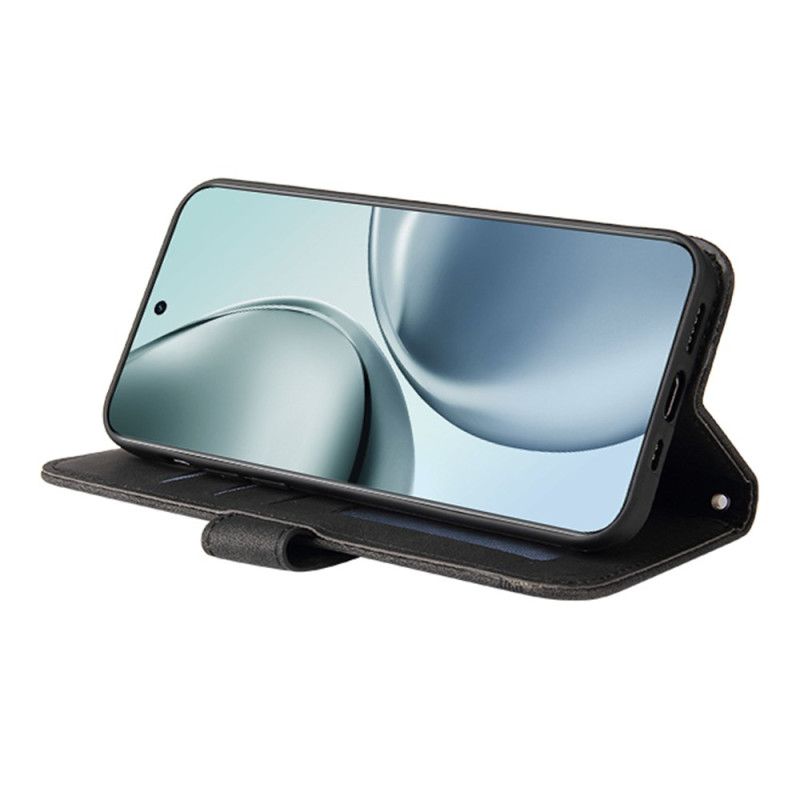 Skórzany Futerał Realme 14 Pro Plus 5g Etui Na Telefon Efekt Vintage Z Nitami