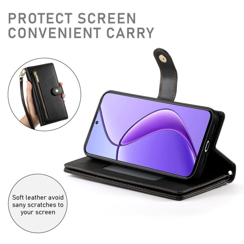 Skórzany Futerał Realme 14 Pro Plus 5g Etui Na Telefon Klasyczny Portfel