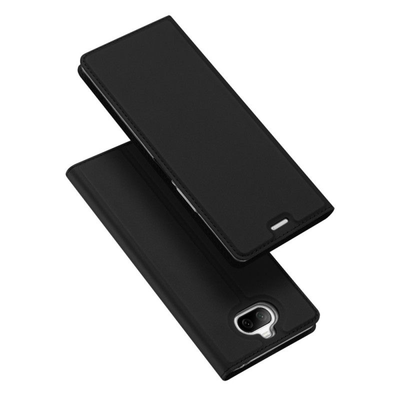 Flip Kotelot Sony Xperia 8 Granatowy Czarny Skórka Z Serii Dux Ducis Pro
