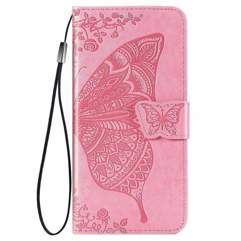 Etui Folio do Xiaomi 12 Lite Barokowy Motyl