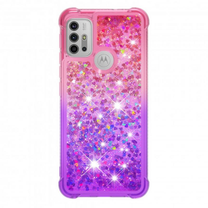 Etui Do Moto G30 / G10 Brokatowe Kolory