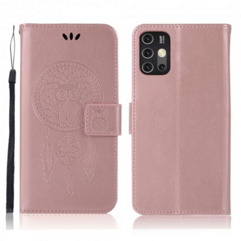 Etui Folio Moto G30 / G10 Marzycielska Sowa Etui Ochronne