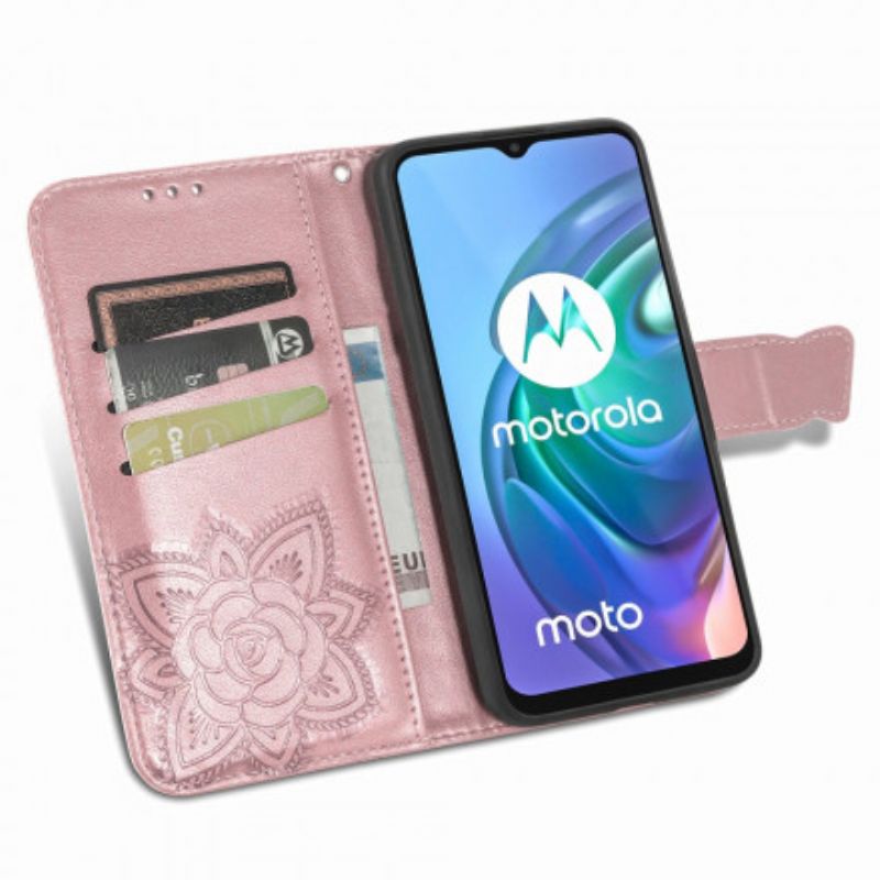 Etui Folio Moto G30 / G10 Połowa Motyla Etui Ochronne