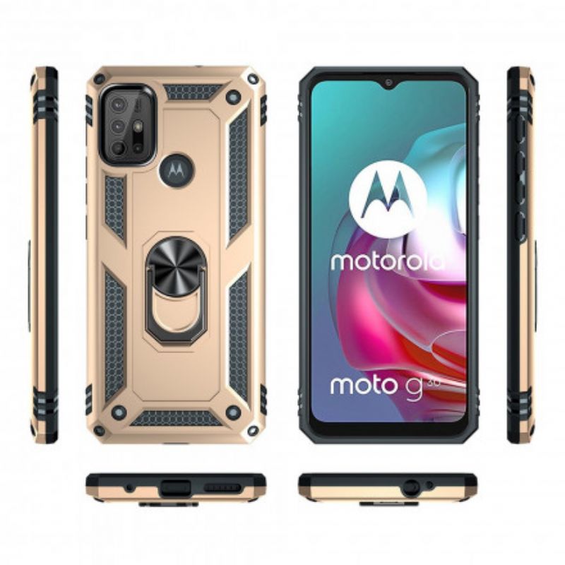 Etui Moto G30 / G10 Pierścionek Premium