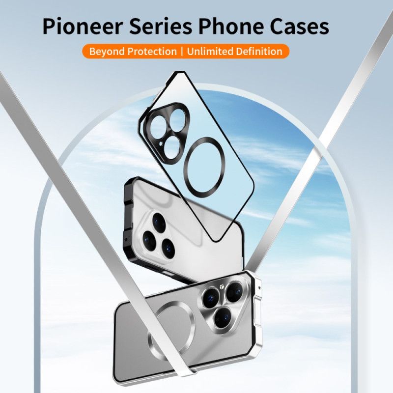 Etui Do Huawei Pura 80 Magsafe Z Metalową Ramką