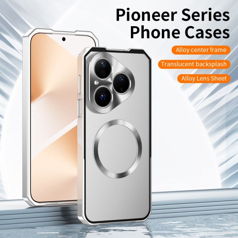 Etui Do Huawei Pura 80 Magsafe Z Metalową Ramką