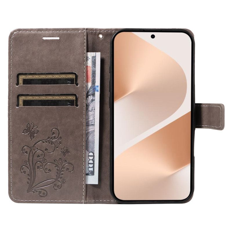 Etui Folio Huawei Pura 80 Duże Motyle