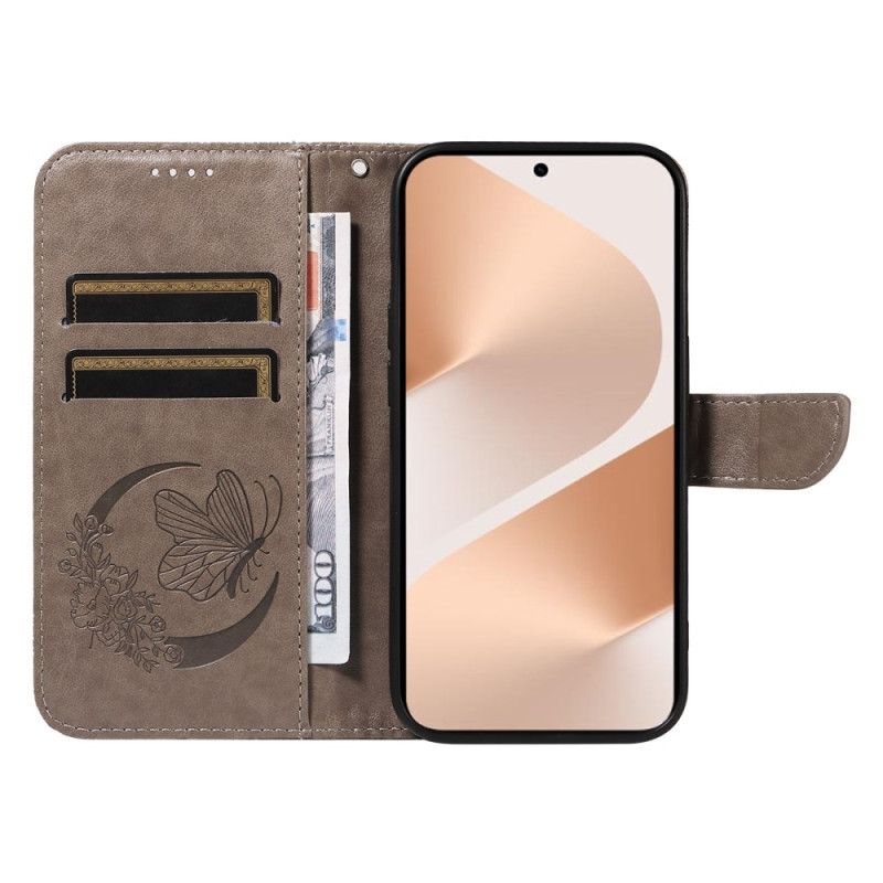 Etui Folio Huawei Pura 80 Graficzny Motyl Etui Ochronne