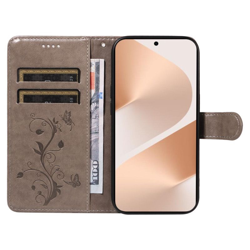 Etui Folio Huawei Pura 80 Kwiatowy Wzór Etui Ochronne