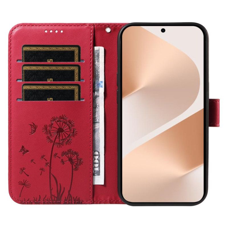Etui Folio Huawei Pura 80 Mniszek Lekarski I Pasek Etui Ochronne