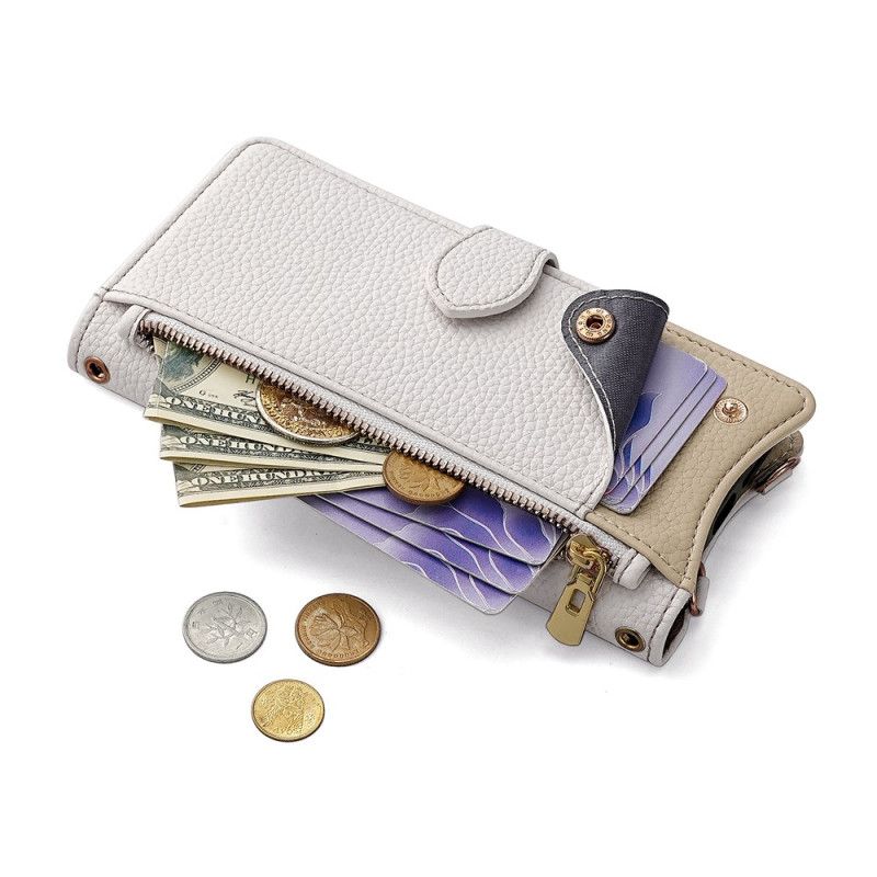 Etui Folio Huawei Pura 80 Portfel Z Łańcuszkiem