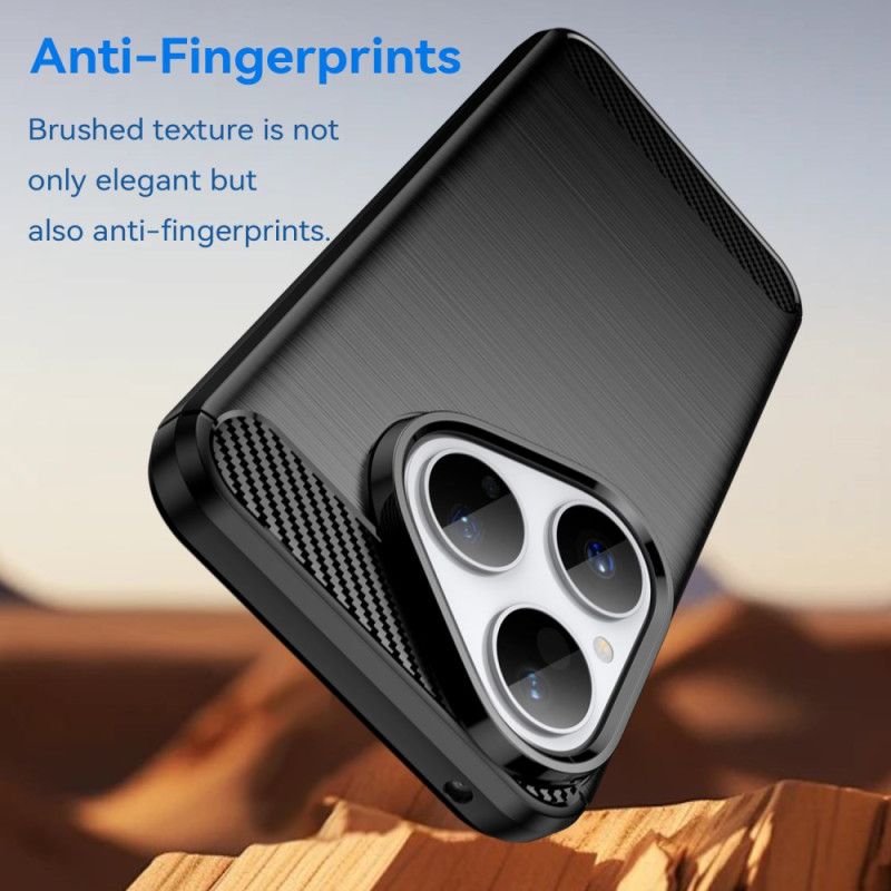 Etui Huawei Pura 80 Szczotkowane Włókno Węglowe