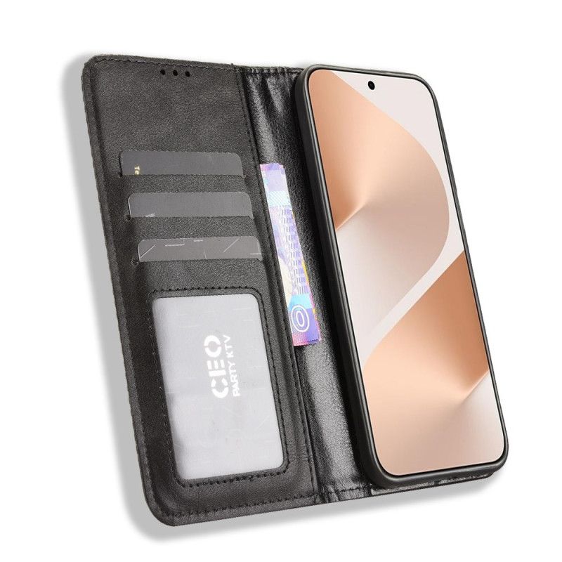 Flip Kotelot Do Huawei Pura 80 Fryz W Stylu Vintage