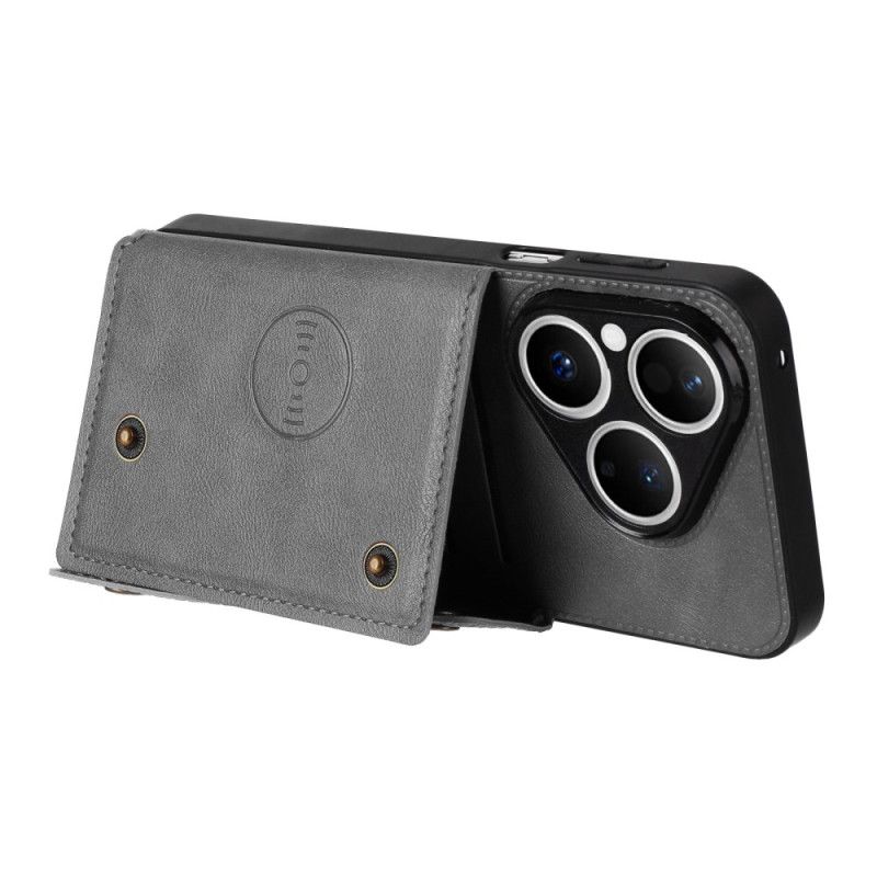 Futerały Huawei Pura 80 Etui Na Telefon Etui Na Karty Z Efektem Skóry