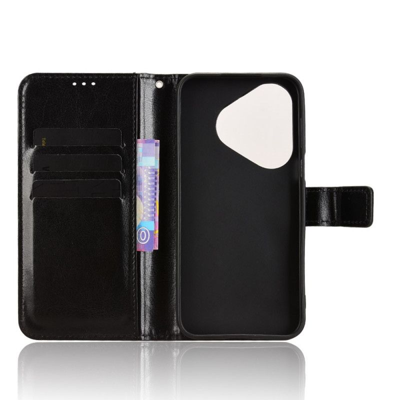 Skórzany Futerał Huawei Pura 80 Etui Na Telefon Jaskrawa Sztuczna Skóra