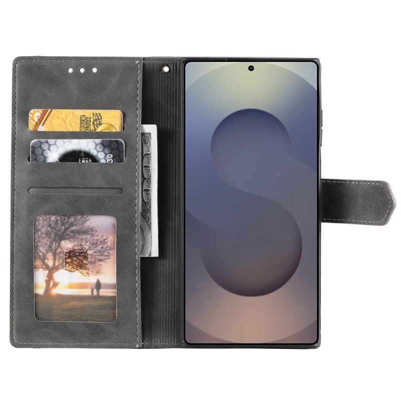 Etui Folio Do Samsung Galaxy S26 Ultra Dwukolorowy Wzór