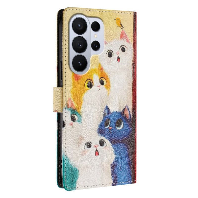 Etui Folio Do Samsung Galaxy S26 Ultra Kolorowe Koty