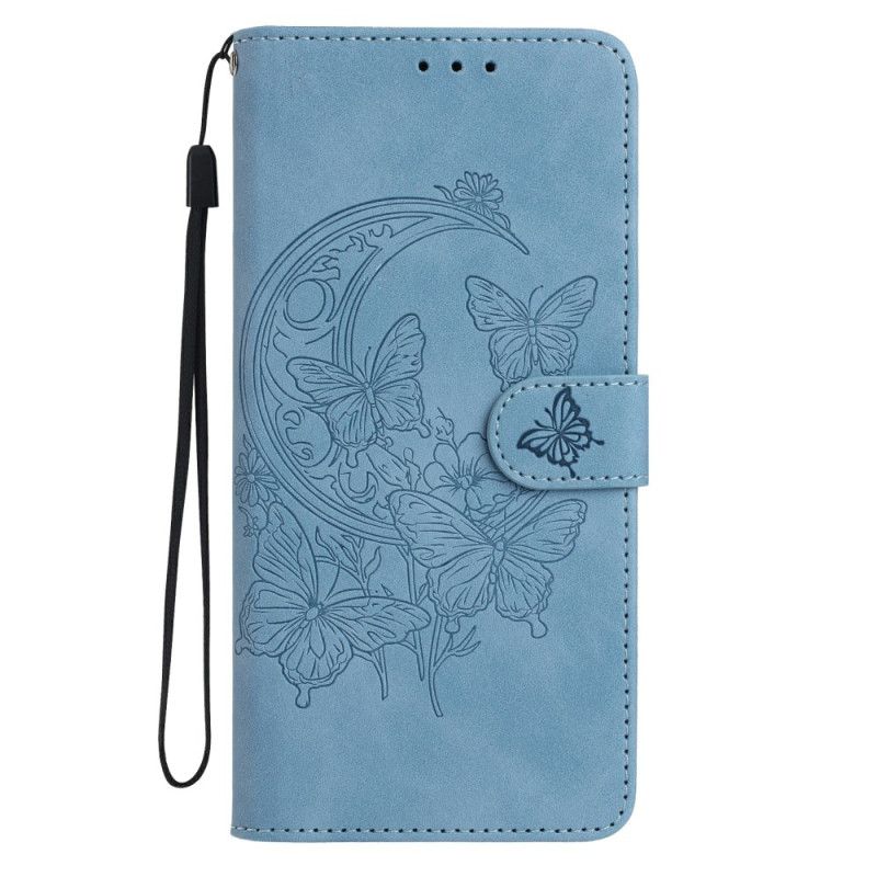 Etui Folio Do Samsung Galaxy S26 Ultra Kwiatowy Wzór Zamszu