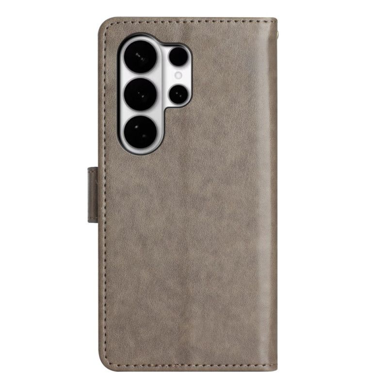 Etui Folio Do Samsung Galaxy S26 Ultra Motyl I Kwiaty