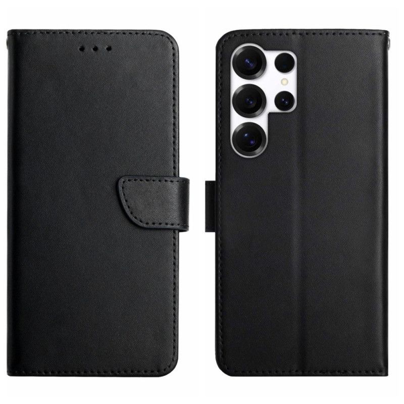 Etui Folio Do Samsung Galaxy S26 Ultra Tekstura Skóry Nappa