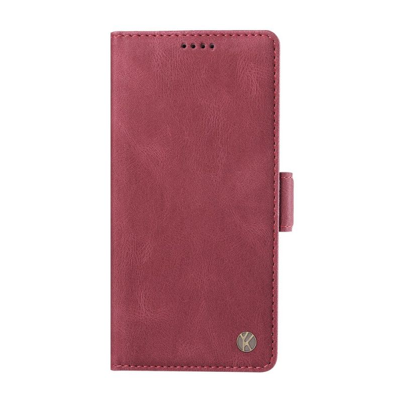 Etui Folio Do Samsung Galaxy S26 Ultra Yikatu Efekt Zamszu