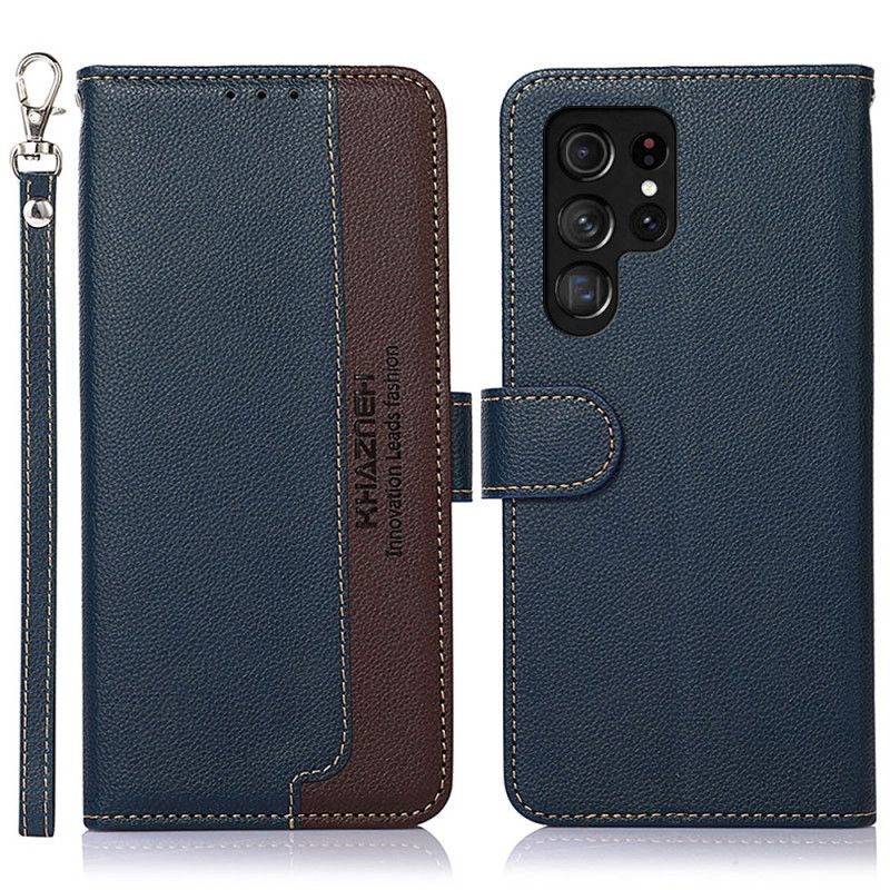 Etui Folio Samsung Galaxy S26 Ultra Dwukolorowa Ochrona Rfid Khazneh