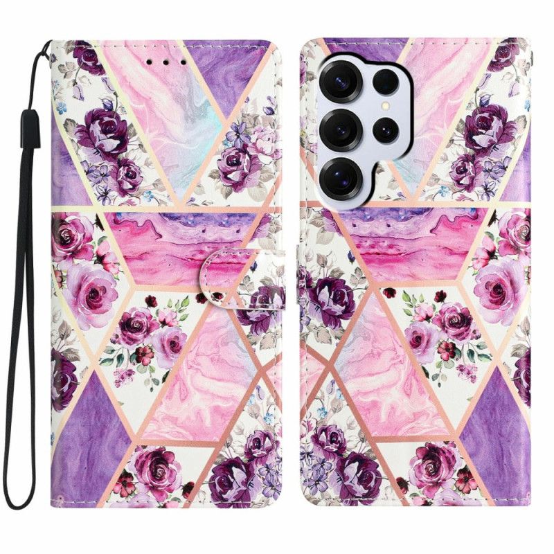 Etui Folio Samsung Galaxy S26 Ultra Fioletowy Wzór Etui Ochronne