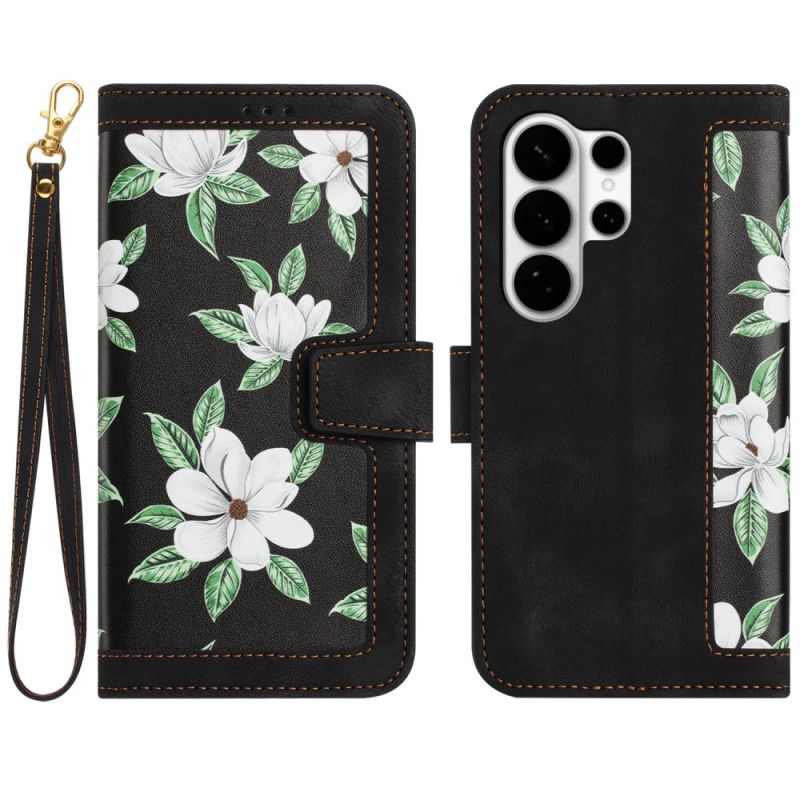 Etui Folio Samsung Galaxy S26 Ultra Kwiatowy Wzór Etui Ochronne