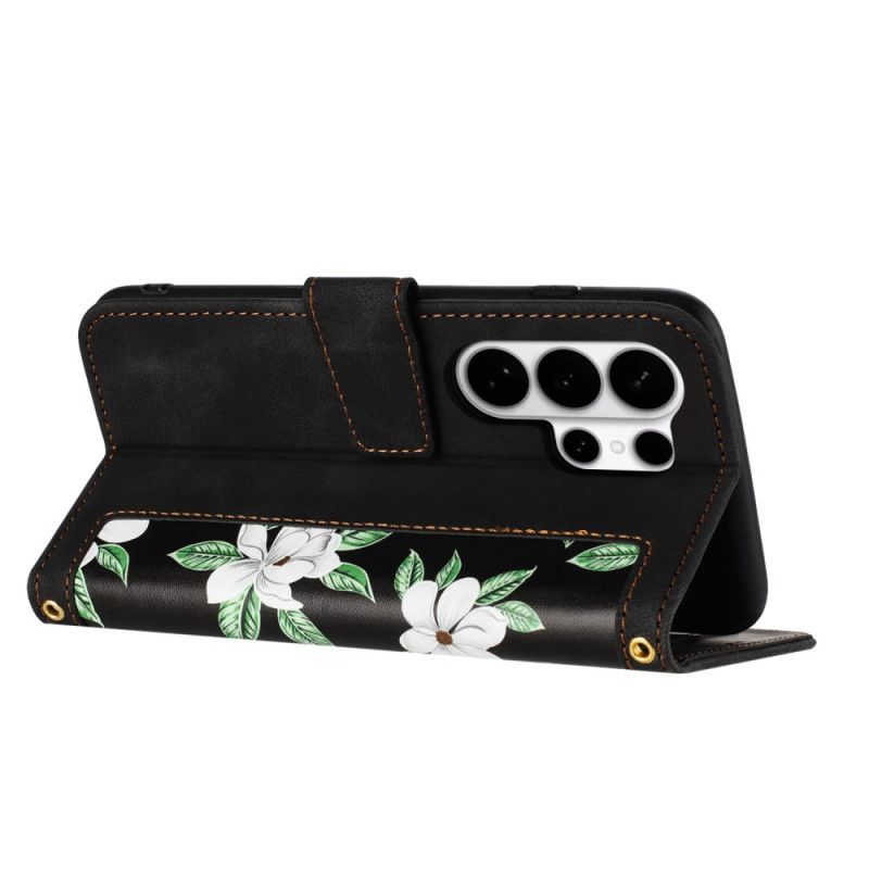 Etui Folio Samsung Galaxy S26 Ultra Kwiatowy Wzór Etui Ochronne