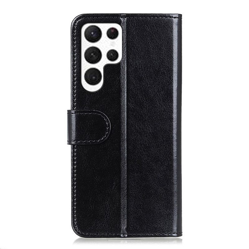 Etui Folio Samsung Galaxy S26 Ultra Lakierowana Skóra Ekologiczna Etui Ochronne