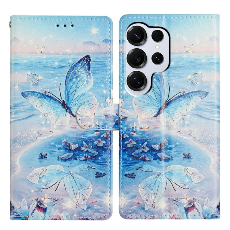 Etui Folio Samsung Galaxy S26 Ultra Motyl Oceaniczny Etui Ochronne