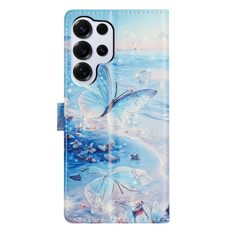 Etui Folio Samsung Galaxy S26 Ultra Motyl Oceaniczny Etui Ochronne