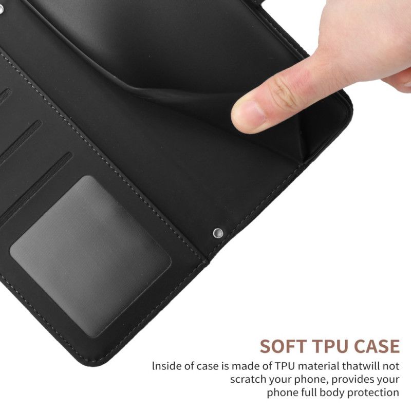 Etui Folio Samsung Galaxy S26 Ultra Pasek Z Nadrukiem Motyla