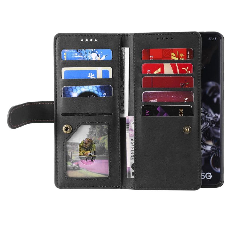 Etui Folio Samsung Galaxy S26 Ultra Portfel Z 9 Przegródkami Na Karty Etui Ochronne