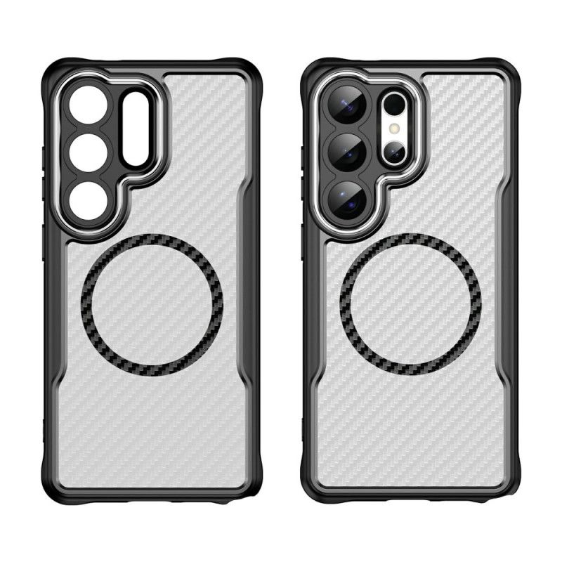 Etui Samsung Galaxy S26 Ultra Hybrydowa Ochrona Magsafe Tekstura Włókna Węglowego