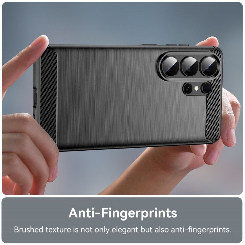 Etui Samsung Galaxy S26 Ultra Szczotkowane Włókno Węglowe