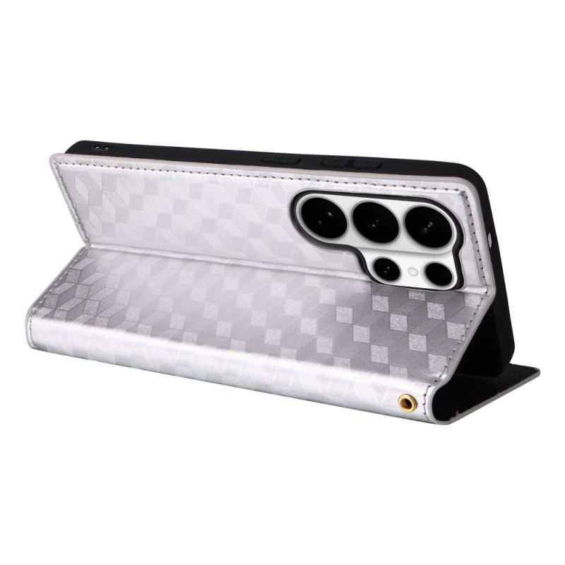 Flip Kotelot Samsung Galaxy S26 Ultra Etui Na Telefon Wzór W Romby