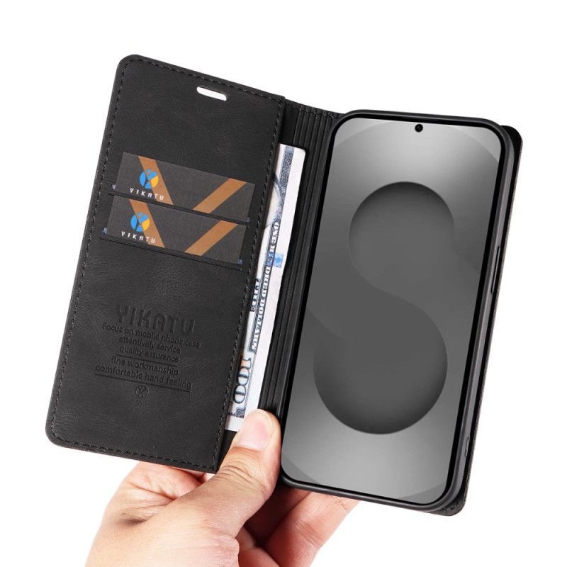 Flip Kotelot Samsung Galaxy S26 Ultra Etui Na Telefon Yikatu Efekt Zamszu