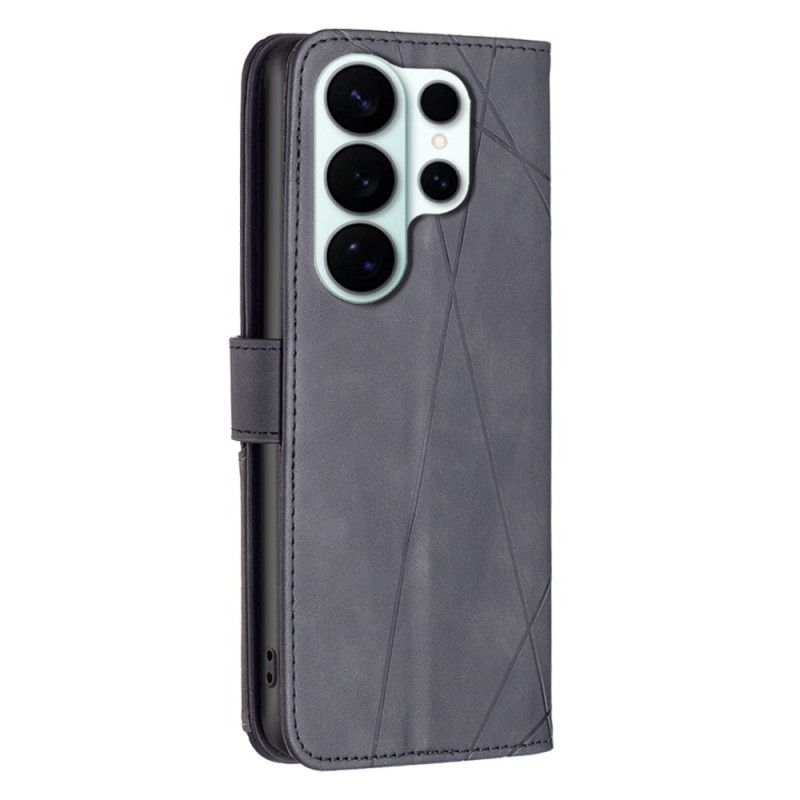 Skórzany Futerał Samsung Galaxy S26 Ultra Etui Na Telefon Binfen Geometryczny Kolor