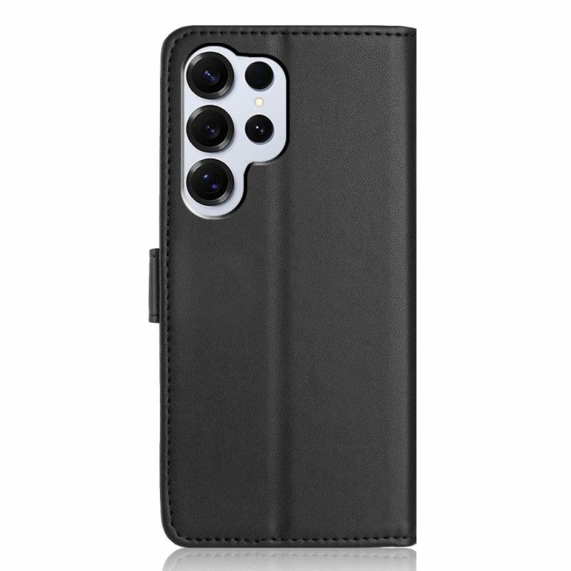 Skórzany Futerał Samsung Galaxy S26 Ultra Etui Na Telefon Jednolity Kolor