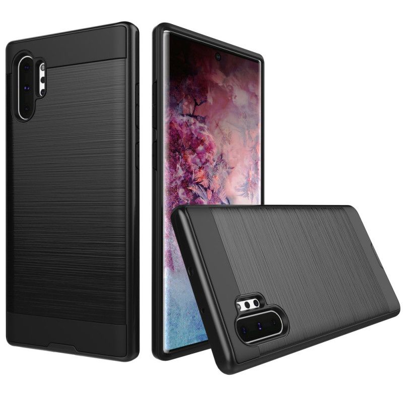 Etui Samsung Galaxy Note 10 Plus Czarny Przyszłe Włókno Węglowe