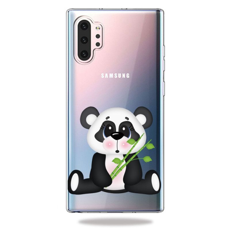 Etui Samsung Galaxy Note 10 Plus Przezroczysta Smutna Panda