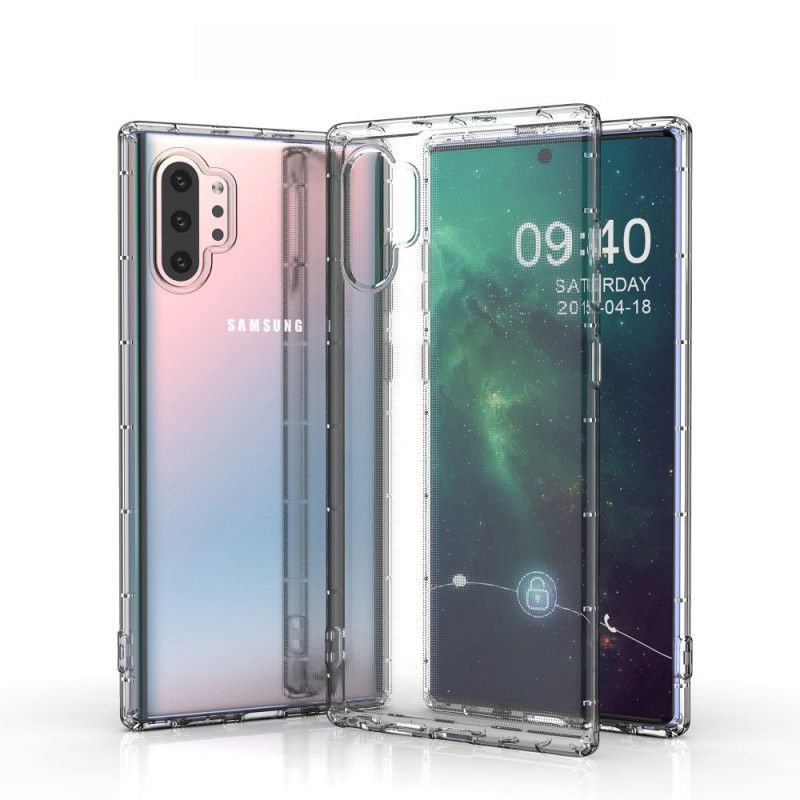 Etui Samsung Galaxy Note 10 Plus Przezroczysty Wzmocniony