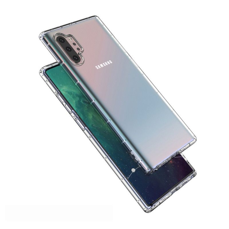 Etui Samsung Galaxy Note 10 Plus Przezroczysty Wzmocniony