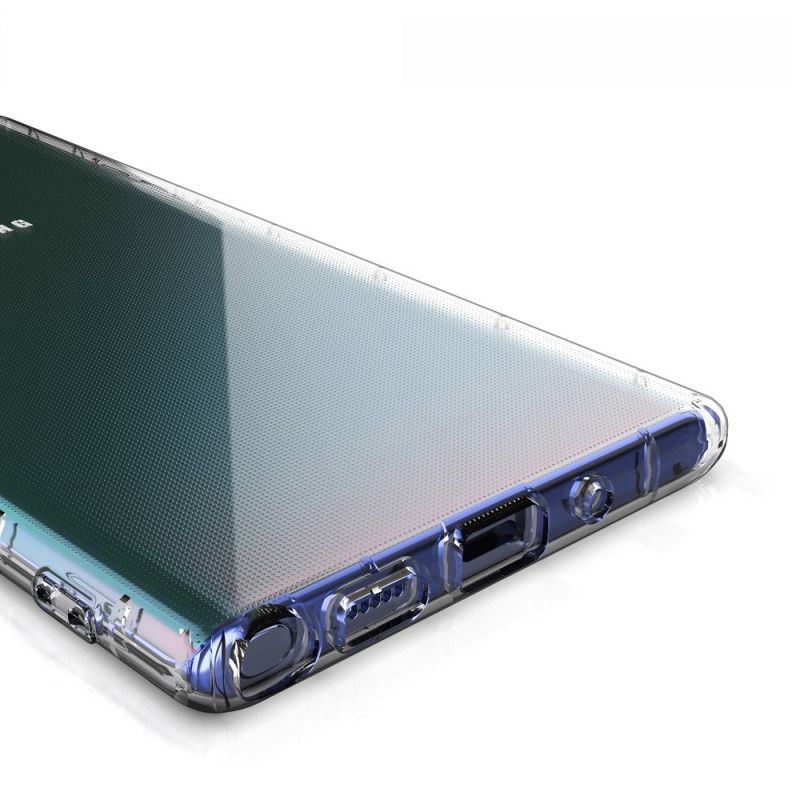Etui Samsung Galaxy Note 10 Plus Przezroczysty Wzmocniony