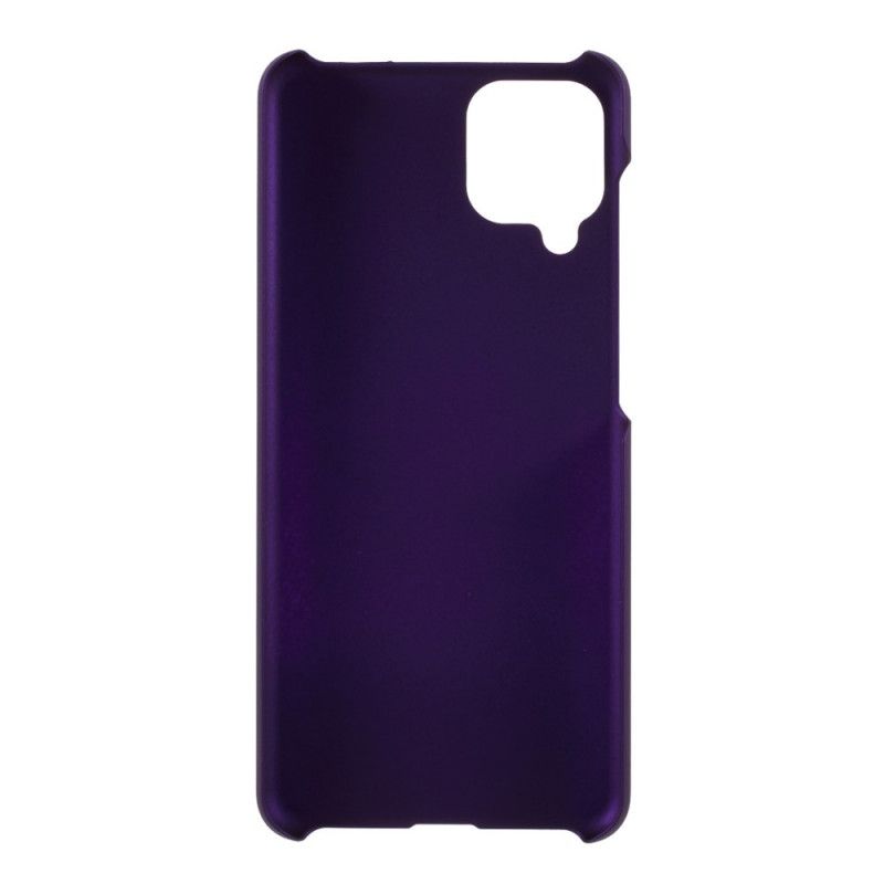 Etui Samsung Galaxy A12 Biały Czarny Klasyczny Sztywny Etui Ochronne