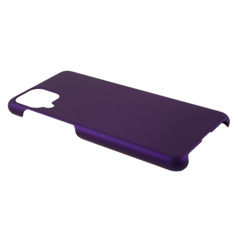 Etui Samsung Galaxy A12 Biały Czarny Klasyczny Sztywny Etui Ochronne