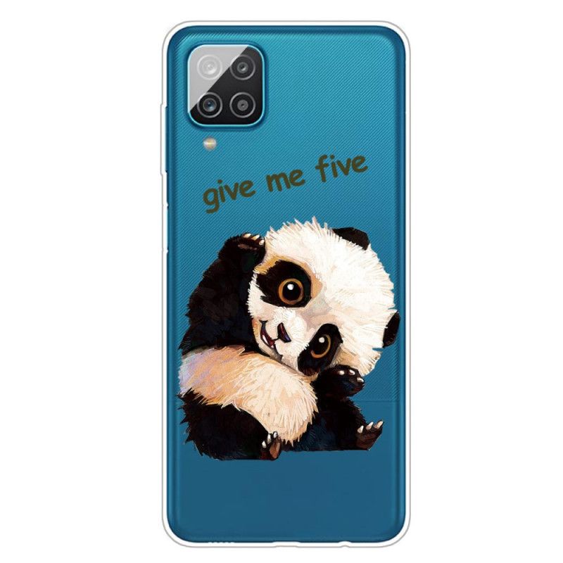 Etui Samsung Galaxy A12 Przezroczysta Panda. Daj Mi Pięć Etui Ochronne
